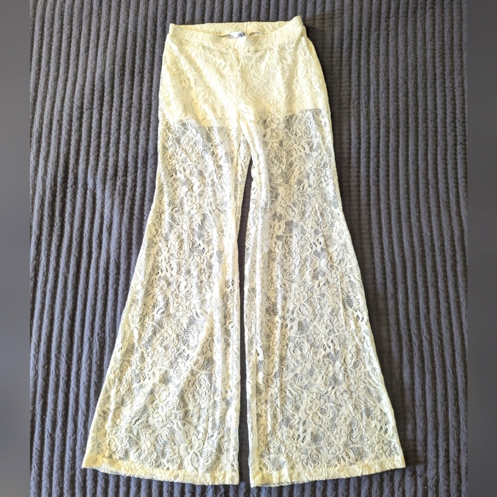 White Lace Pants Jack by BB Dakota